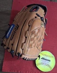 (bb - 17) Mizuno Franchise Fast Pitch Softball Glove Throwing Left GFN1256FR. Fixed Price $29.99.
