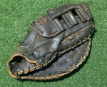 Rawlings All-leather RFM-5SB Supe-r-size 14" Rht First Base Glove Needs Repair. Fixed Price $84.00.