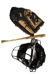 Rawlings Baseball Softball Glove SS14BR + Schutt Catcher/umpire Mask Bat. Fixed Price $25.00.