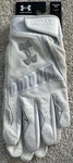 Under Armour Mens Ua Yard Baseball Softball Adult Batting Gloves White 2XL. Fixed Price $28.00.