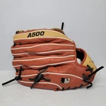 Wilson A500 Tan Brown 12.5 Baseball Glove Right Hand Throw Rht Excellent Cond. Fixed Price $49.99.