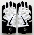 Nike Huarache Elite Batting Gloves Men's Large Black/white/chrome. Fixed Price $31.45.