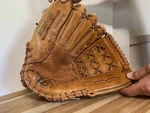 &s By Ssk Glove Lht USG-90 Dimple Leather Catching Machine Baseball Mitt. Fixed Price $25.00.