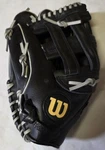 Wilson 13" Elite Custom Fit Left Hand Thrower Softball Glove A2449 Black Leather. Fixed Price $24.99.