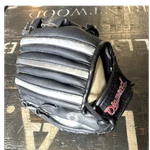 Diamond Hand Crafted Leather Baseball Softball Glove 9.5" Black Silver. Fixed Price $20.63.
