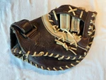 Mizuno Franchise GXF90B3 12.5 First Base Mitt, Youth, Rht, Needs Lace Repair. Fixed Price $59.95.