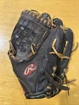 Rawlings Leather Baseball Glove PPE1150BR 11.5 Inch Right Hand Throw Brown. Fixed Price $15.44.