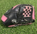 Rawlings FP22SB 12 Inch Fast Pitch Softball Glove Pink And Black Rht. Fixed Price $14.99.