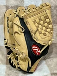 Rawlings Prodigy Baseball Glove 11" Youth Basket Web Leather Shell P110CBB. Fixed Price $28.00.