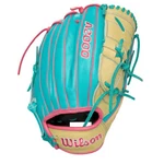 Wilson A2000 B2 Le 12 Pitcher Baseball Glove: Blonde/teal. Fixed Price $219.95.