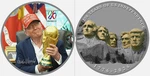 Donald Trump Gold Silver Coin World Cup 2026 Autograph 1776 250 Years Of Usa. Fixed Price $17.41.