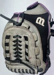 Wilson Flash Grey Purple Baseball Glove A04LF19115 Fastpitch 11.5. Fixed Price $22.50.