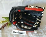 Easton 9.5" Softball Baseball Glove Mitt EKP95 Black Red T-ball. Fixed Price $13.89.