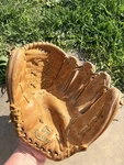 Rawlings Reggie Jackson Baseball Glove Vtg GJ90 Deep Well Pocket Rh. Fixed Price $17.99.