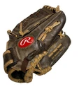 Rawlings Baseball Glove H150BRC 11 1/2 Inch Leather Shell Brown. Fixed Price $18.00.