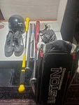 Rawlings SB130F Silverback Mitt. Easton Ogio Bag. Nike Cleats. 2 Bats. Plus.. Fixed Price $229.99.