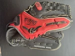 Mizuno Pro Model Leather Baseball Glove Tech Fire Red Max Flex Mz 1308 Rht. Fixed Price $19.99.