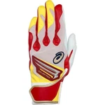 Asics Goldstage I-pro Batting Gloves (3121B297) Unisex Adult Size Red/yellow. Fixed Price $88.02.