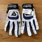 New Akadema Professional Baseball Softball Batting Gloves Mens Small White/navy. Fixed Price $28.95.