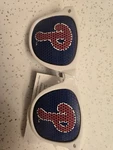 Philadelphia Phillies Logo Mlb Pinhole Plastic Sunglasses- Nwt By Siskiyou. Fixed Price $17.99.