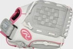 Rawlings 10.5-INCH Fastpitch Softball Glove (pink, White, Gray) Left Hand Throw. Fixed Price $32.99.