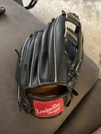 Louisville Slugger Left Hand Youth Black Leather Baseball Glove GMG11SV G35. Fixed Price $17.99.
