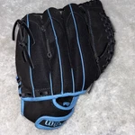 Wilson A0440TR12CAT 12" Fast Pitch Softball Glove Osterman Rht Black Blue. Fixed Price $20.00.