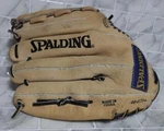 Spalding 44-079 12.5" Professional Baseball Glove Light Brown Leather Rth Deep. Fixed Price $29.00.