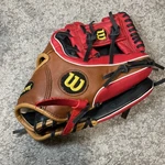 Wilson A550 Baseball Glove 11.5 In Red Right Hand Throw. Fixed Price $79.95.