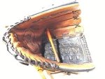 Louisville Tps Helix HS1402 " Ball Glove Rh Fit Gd Cond Free S/h. Fixed Price $39.99.