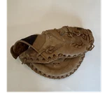 Spalding Vintage Softball Catcher's Mitt Left Hand Throw Leather Padded. Fixed Price $52.99.