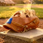 Vintage K All-pro LT-1597 Top Grain Leather Glove Rht 11" Flex Mitt. Fixed Price $8.57.