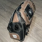 Wilson A350 A0350TR12 12" Black Brown Genuine Leather Rht Baseball Glove - Nwt. Fixed Price $39.99.