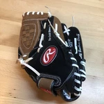 Rawlings PP100DP Baseball Glove Black Brown Youth Inches Fits Left Hand. Fixed Price $14.99.