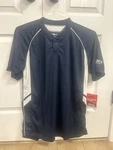 Rawlings Youth Unisex Xl Baseball/softball Jersey Shirt Blue White. Fixed Price $12.00.