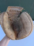 Vtg Olympic Leather Catchers Mitt Model S2193 Baseball Glove Ez Pocket. Fixed Price $80.00.