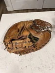 Vintage Wilson A2575 Hal Smith Catcher's Mitt 32" Right Hand Throw. Fixed Price $40.00.