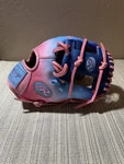 Rawlings Heart Of Hide Rht 11.5" Leather Baseball Glove Pink Blue. Fixed Price $300.00.
