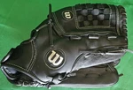 Wilson A360 A03RS1714 Right Hand Throw Softball/baseball Black Leather Glove 14". Fixed Price $20.00.