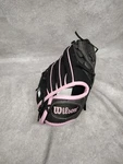 Wilson Ball Glove Leather 10" Right Hand Throw WTAO1RB15B510BP Black Pink. Fixed Price $12.99.
