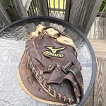 Mizuno Gxs 92 34" Leather Catcher's Mitt Brown/beige Baseball/softball Glove. Fixed Price $67.00.