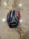 Rawlings REV204-2X Baseball Fielder's Glove, Size 11.5 Gray/red. Fixed Price $425.00.