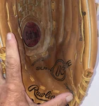 Rawlings Rsgxl Fastback 12IN Leather Softball Glove Left Hand Brown Lace-up. Fixed Price $24.99.