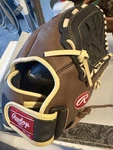 Rawlings RBG36 12.5" Left Hand Baseball/softball Leather Glove Wrist Strap. Fixed Price $30.00.