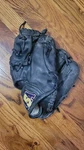 Vtg Nokona American Defender AMG-1150 11.25 Rht Black Leather Baseball Glove. Fixed Price $250.00.