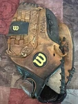Wilson 0500 P115 11.5" Leather Vintage Glove Right Throw Pro Baseball Z7. Fixed Price $19.90.