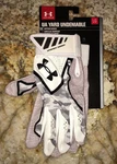 Under Armour Yard Undeniable White Grey Yellow Baseball Batting Gloves New Men. Fixed Price $39.90.