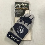 Rawlings Batters Glove Mens Medium Left Hand Gray Gold Award Baseball. Fixed Price $19.99.