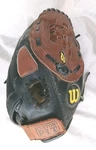 Wilson A2453 11.5" Baseball Glove Mitt Rht Tan & Black Leather Euc. Fixed Price $24.89.