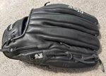 Wilson A500 12.5 Baseball Glove Left Hand Throw Youth Leather Black-used. Fixed Price $34.99.